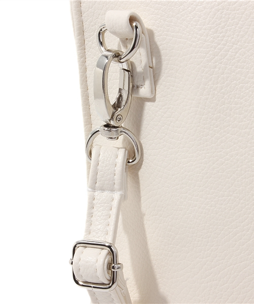 WEGO(ウィゴー)の「WEGO/レタークラッチバッグ(クラッチバッグ・レディース・ホワイト/ブラック/ネイビー/ワイン・FREE)」の10枚目の写真