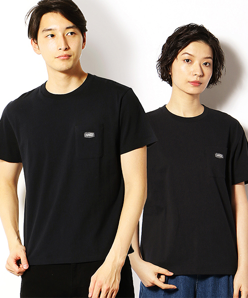 Purple&Yellow（パープルアンドイエロー）の「ポケットワッペン 半袖Tシャツ（Tシャツ/カットソー・メンズ・ブラック/ホワイト/イエロー/ライラック・LARGE/MEDIUM/SMALL/X-LARGE/X-SMALL）」の3枚目の写真