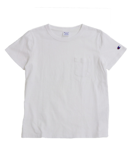 Champion（チャンピオン）の「【Champion】POCKET T-SHIRT（Tシャツ/カットソー・レディース・ホワイト/ブラック/グレー/ネイビー/バイオレット/オートミール/ベージュ/ピンク・M/L）」の16枚目の写真