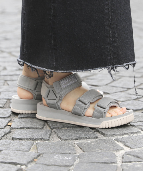 SHAKA（シャカ）の「【SHAKA】 NEO BUNGY 　SK433104（サンダル・レディース・グレー/ブラック/オリーブ・23cm/24cm/27cm/26cm/28cm）」の3枚目の写真