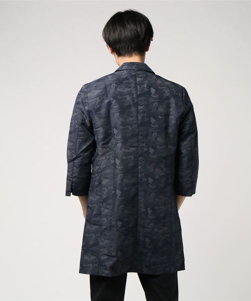 JACKROSE（ジャックローズ）の「ドットエアチェスターコート（チェスターコート・メンズ・ブラック/ネイビー・M/L）」の4枚目の写真