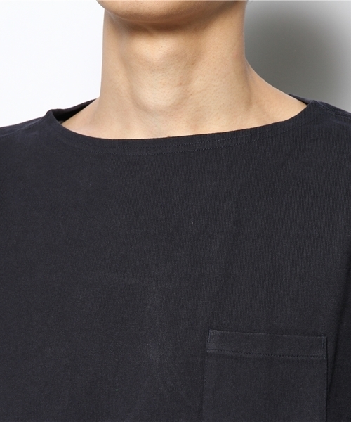 BEAMS(ビームス)の「○C.E / PATCH WORK LONG SREEVE TEE(Tシャツ/カットソー・メンズ・グレー/ネイビー・LARGE/SMALL/MEDIUM)」の4枚目の写真