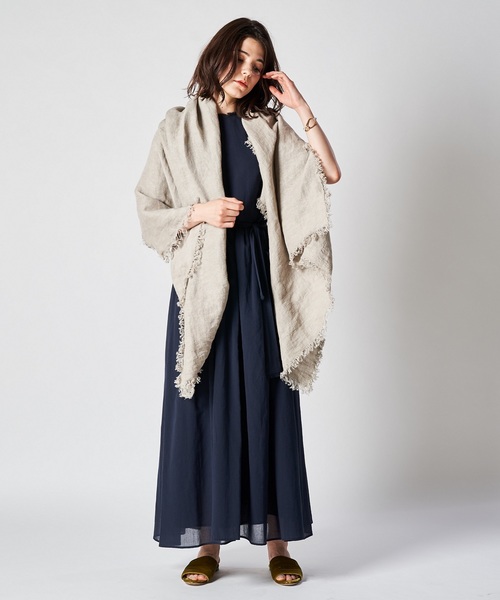 Whim Gazette★美品★コットンシフォンマキシワンピース Whim Gazette（ウィムガゼット）の「コットンシフォンマキシ