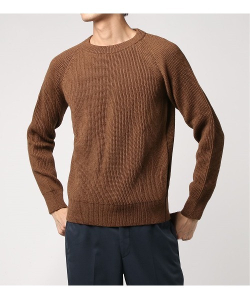 超歓迎祝開店大放出セール開催中 メンズ Et セーター Mens エ Mireille ヴァンソン クルーネック 100 ミレイユ Vincent ウール100 Neck 両畦 セーター Men S Wool 8gg Full Cardigan Stitch Crew Neck Sweater