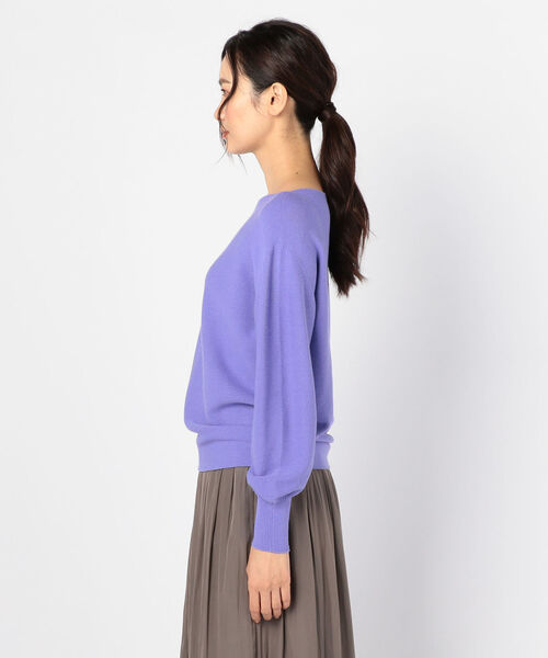 NOLLEY’S(ノーリーズ)の「ボートネックホールガーメントプルオーバーニット(ニット/セーター・レディース・ピンク/ブルー/アイボリー/ミント/ラベンダー・2)」の7枚目の写真