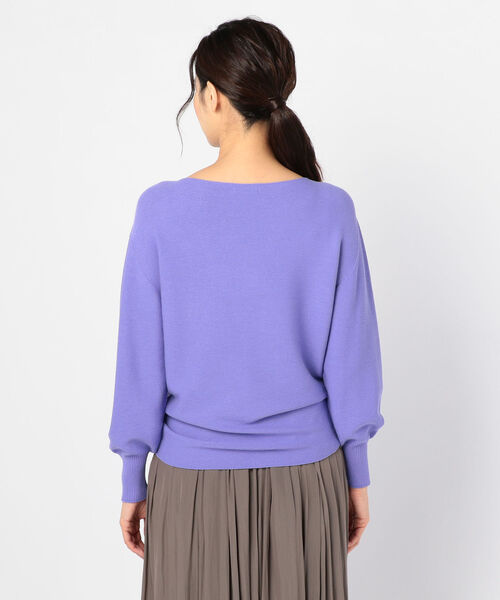 NOLLEY’S(ノーリーズ)の「ボートネックホールガーメントプルオーバーニット(ニット/セーター・レディース・ピンク/ブルー/アイボリー/ミント/ラベンダー・2)」の13枚目の写真