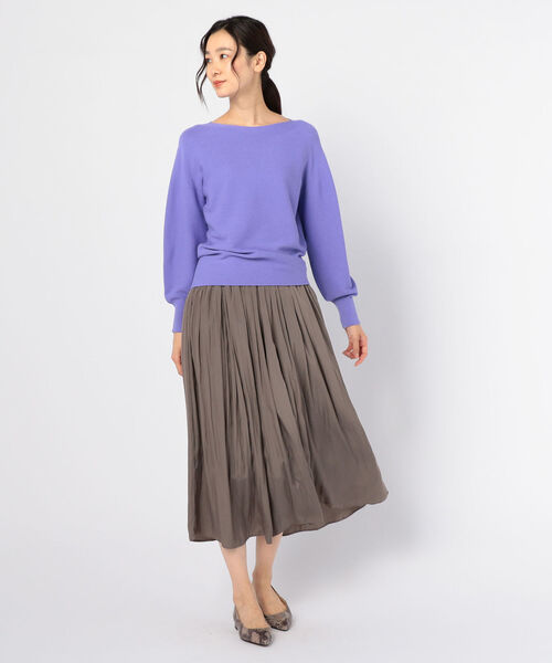 NOLLEY’S(ノーリーズ)の「ボートネックホールガーメントプルオーバーニット(ニット/セーター・レディース・ピンク/ブルー/アイボリー/ミント/ラベンダー・2)」の19枚目の写真