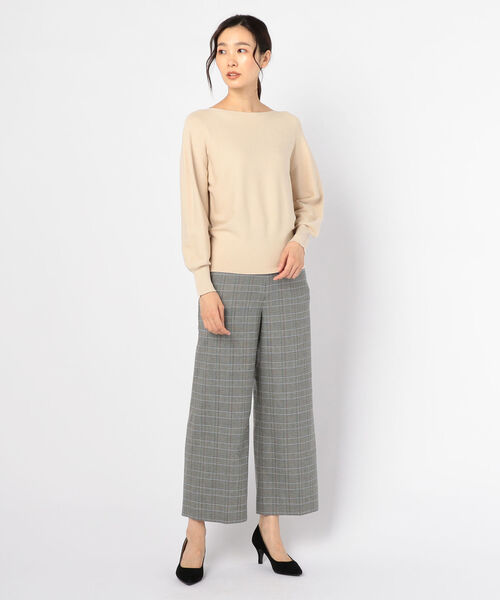 NOLLEY’S(ノーリーズ)の「ボートネックホールガーメントプルオーバーニット(ニット/セーター・レディース・ピンク/ブルー/アイボリー/ミント/ラベンダー・2)」の21枚目の写真