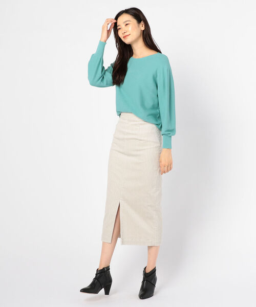 NOLLEY’S(ノーリーズ)の「ボートネックホールガーメントプルオーバーニット(ニット/セーター・レディース・ピンク/ブルー/アイボリー/ミント/ラベンダー・2)」の22枚目の写真