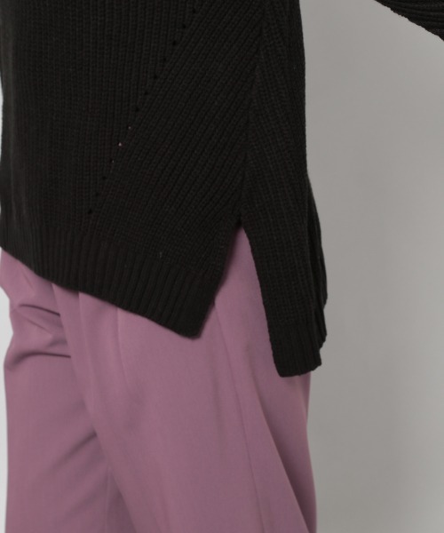 PAGEBOY(ページボーイ)の「アゼハイネックプルオーバー(ニット/セーター・レディース・モカ/オフホワイト/ブルー/ブラック・FREE)」の21枚目の写真