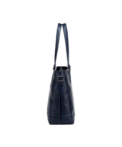 GUSCIO UOMO（グッシオ ウォーモ）の「【グッシオ ウォーモ】PUレザー　２WAYシンプルトートバッグ（ビジネスバッグ・メンズ・ブラック/ネイビー/ブラウン/グレー・FREE）」の6枚目の写真