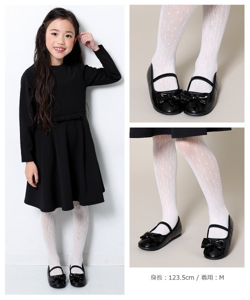 devirock（デビロック）の「ドットタイツ（タイツ/ストッキング・キッズ・ホワイト・S/M/L）」の3枚目の写真