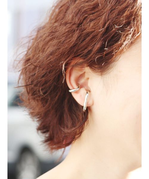 Ungrid アングリッド の デザインイヤーカフ ピアスset ピアス 片耳用 Wear