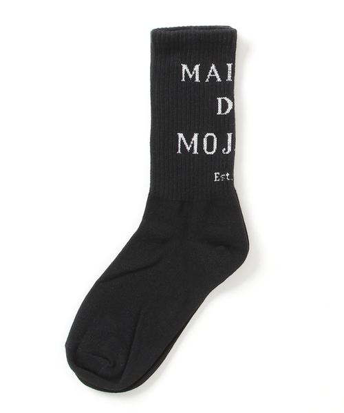 DING（ディング）の「DING/バックロゴソックス（ソックス/靴下・レディース・ブラック/ホワイト・FREE）」の2枚目の写真