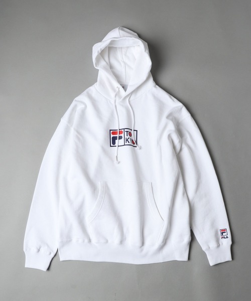 FILA HERITAGE(フィラヘリテージ)の「【FILA heritage】ブランドロゴTOKYOプリント 長袖プルオーバーパーカー TOKYO(パーカー・メンズ・ネイビー/レッド/ホワイト/ブラック・L/M/2XL/XL)」の22枚目の写真