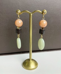 StyleSea（スタイルシー）の「ミックスストーンピアス（ピアス（両耳用）・レディース）」