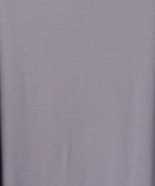 green label relaxing（グリーンレーベルリラクシング）の「FM フライス シアー ロングスリーブ プルオーバー カットソー（Tシャツ/カットソー・レディース・オフホワイト/パープル/ダークグレー・FREE）」の12枚目の写真