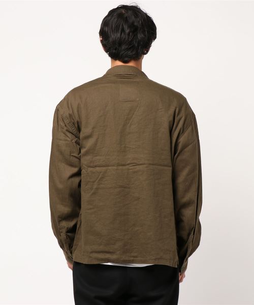 BACK NUMBER（バックナンバー）の「【BACK NUMBERM】M43HBTジャケット（ミリタリージャケット・メンズ・ブラウン/キナリ/オリーブ・L/S/XL/M）」の5枚目の写真