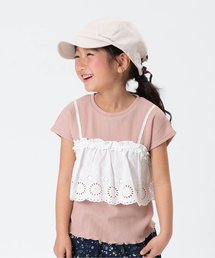 apres les cours | レースビスチェTシャツ(Tシャツ/カットソー)
