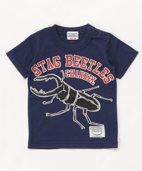 CHANNEL（チャンネル）の「CHANNEL 昆虫Ｔシャツ（Tシャツ/カットソー・キッズ・カーキ/ホワイト/ブラック系その他/レッド/ホワイト系その他2/ブラック/ブルー系その他/グレー系その他2/ホワイト系その他・130cm/100cm/80ｃｍ/140cm/110cm/90cm/120cm）」の8枚目の写真