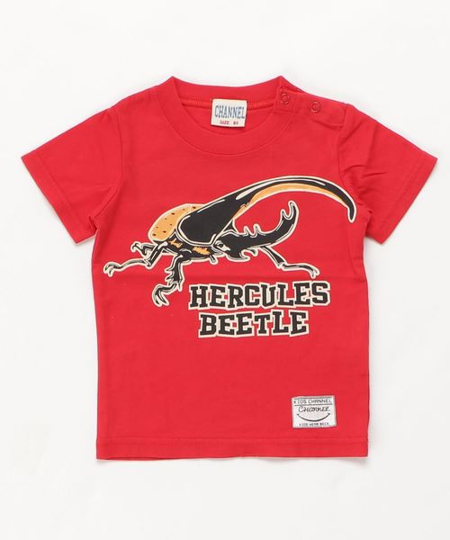 CHANNEL（チャンネル）の「CHANNEL 昆虫Ｔシャツ（Tシャツ/カットソー・キッズ・カーキ/ホワイト/ブラック系その他/レッド/ホワイト系その他2/ブラック/ブルー系その他/グレー系その他2/ホワイト系その他・130cm/100cm/80ｃｍ/140cm/110cm/90cm/120cm）」の9枚目の写真