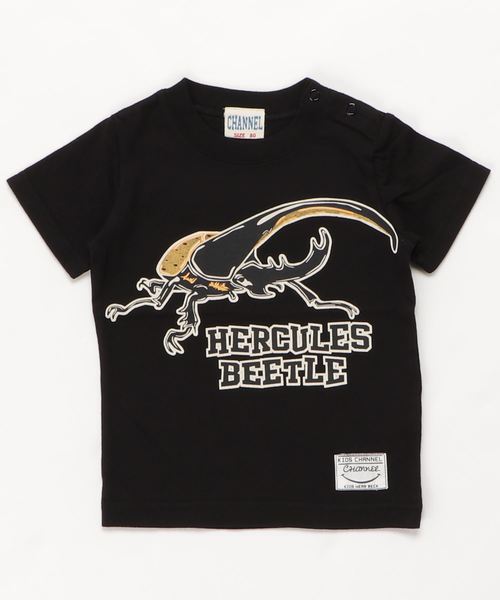 CHANNEL（チャンネル）の「CHANNEL 昆虫Ｔシャツ（Tシャツ/カットソー・キッズ・カーキ/ホワイト/ブラック系その他/レッド/ホワイト系その他2/ブラック/ブルー系その他/グレー系その他2/ホワイト系その他・130cm/100cm/80ｃｍ/140cm/110cm/90cm/120cm）」の4枚目の写真