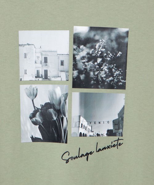 WEGO（ウィゴー）の「WEGO/アソートフォトプリントTシャツ（Tシャツ/カットソー・レディース・ホワイト/スミクロ/サックスブルー/グリーン系その他・FREE）」の13枚目の写真