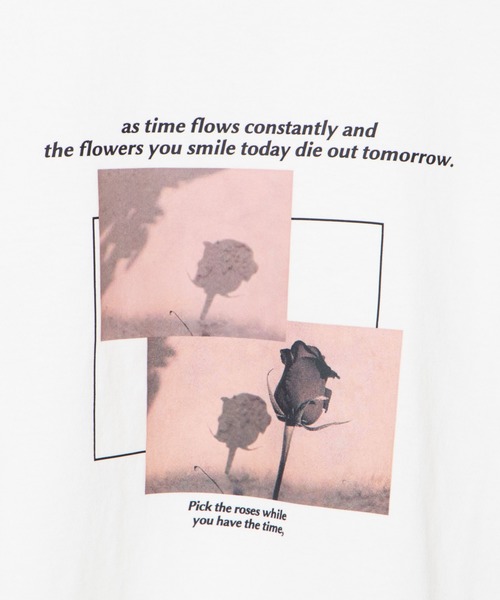 WEGO（ウィゴー）の「WEGO/アソートフォトプリントTシャツ（Tシャツ/カットソー・レディース・ホワイト/スミクロ/サックスブルー/グリーン系その他・FREE）」の14枚目の写真