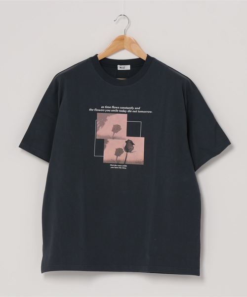 WEGO（ウィゴー）の「WEGO/アソートフォトプリントTシャツ（Tシャツ/カットソー・レディース・ホワイト/スミクロ/サックスブルー/グリーン系その他・FREE）」の20枚目の写真