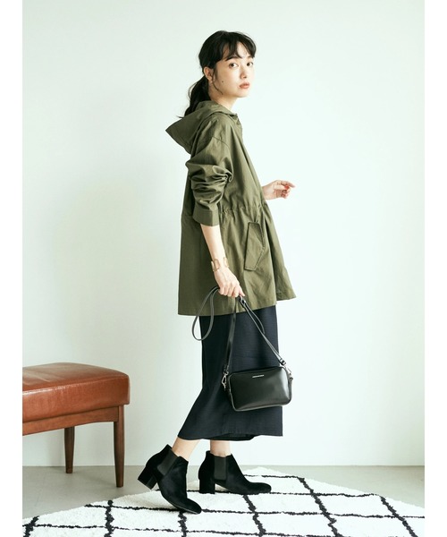 earth music&ecology（アースミュージックアンドエコロジー）の「タックフレアスカーチョ ＊（その他パンツ・レディース・ネイビー/イエロー/キャメル/ドット/ブルーグリーン/ブラック系その他5・FREE）」の16枚目の写真