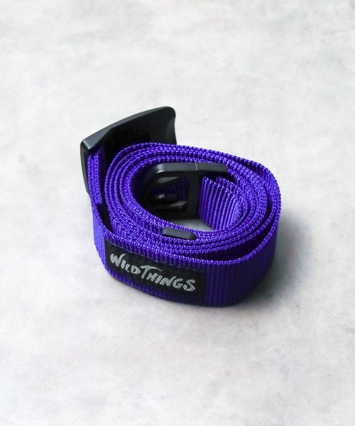 WILD THINGS（ワイルドシングス）の「【WILD THINGS】PP WEBBING BELT（ベルト・メンズ・ブラック/ブルー/グリーン/イエロー/パープル/ピンク/オリーブ/グレー/ネイビー/ダークグリーン/サンドベージュ・FREE）」の9枚目の写真