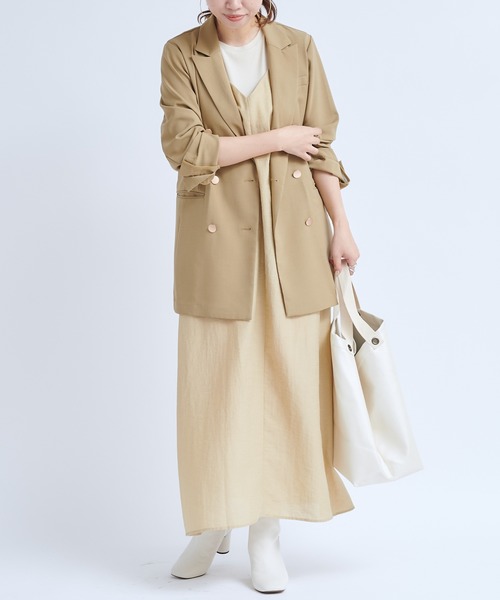 DouDou（ドゥドゥ）の「バックレースアップセットワンピースAW（ワンピース・レディース・レッド系その他/ベージュ/ブラック・FREE）」の22枚目の写真