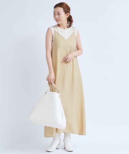 DouDou（ドゥドゥ）の「バックレースアップセットワンピースAW（ワンピース・レディース・レッド系その他/ベージュ/ブラック・FREE）」の14枚目の写真