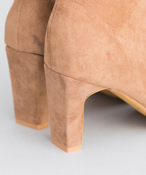 prose verse（プロズヴェール）の「スクエアトゥストレッチショートブーツ（ブーツ・レディース・ブラック/ブラック系その他/アイボリー/モカ・SMALL/MEDIUM/LARGE/X-LARGE）」の15枚目の写真