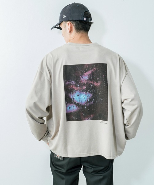 史上最も激安 ユニセックス 別注アートプリント ビッグシルエットtシャツ バックプリント ロンt 長袖カットソー Setwan Pandeglangkab Go Id