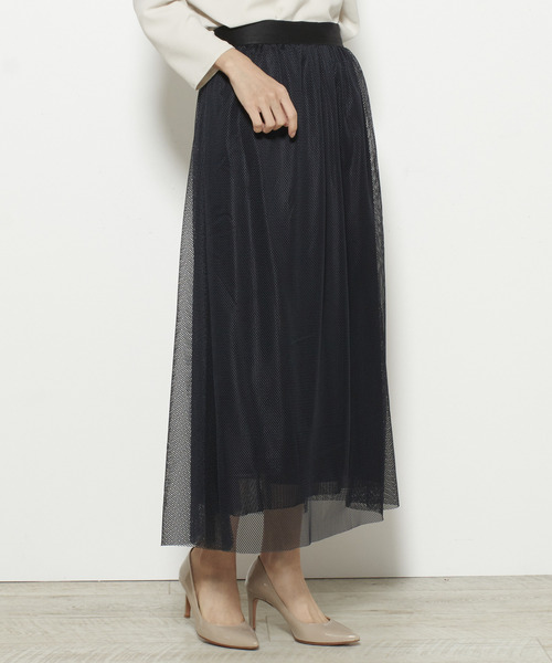 Nota Della Mano Sinistra ストライプチュールスカート スカート Alcali アルカリ のファッション通販 Zozotown