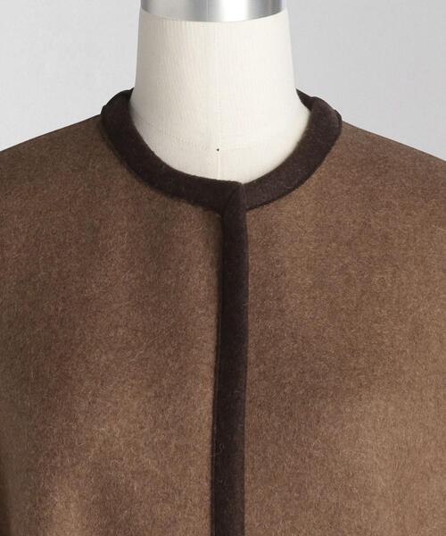 LOEFF（ロエフ）の「＜LOEFF（ロエフ）＞ フェルト ノーカラー コート 