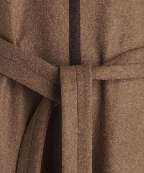 LOEFF（ロエフ）の「＜LOEFF（ロエフ）＞ フェルト ノーカラー コート 