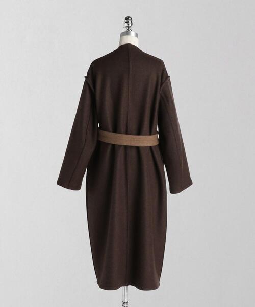 LOEFF（ロエフ）の「＜LOEFF（ロエフ）＞ フェルト ノーカラー コート