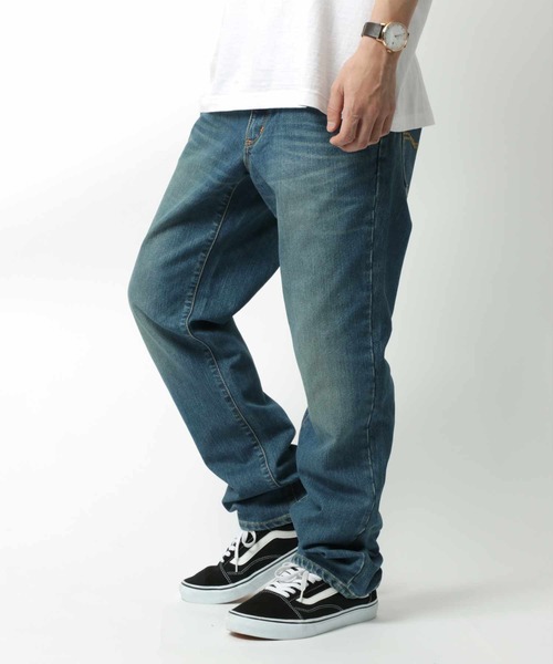 EDWIN（エドウィン）の「JEANISM EDWIN/エドウィン STRETCH LOOSE STRAIGHT ストレッチ デニムパンツ ルーズストレート（デニムパンツ・メンズ・ダークインディゴブルー/インディゴブルー/ライトインディゴブルー/ライトブルー/ブルー系その他2/ブルー系その他・36inch/33inch/29inch/34inch/30inch/31inch/32inch）」の5枚目の写真