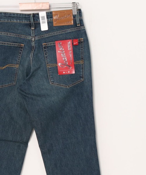 EDWIN（エドウィン）の「JEANISM EDWIN/エドウィン STRETCH LOOSE STRAIGHT ストレッチ デニムパンツ ルーズストレート（デニムパンツ・メンズ・ダークインディゴブルー/インディゴブルー/ライトインディゴブルー/ライトブルー/ブルー系その他2/ブルー系その他・36inch/33inch/29inch/34inch/30inch/31inch/32inch）」の9枚目の写真