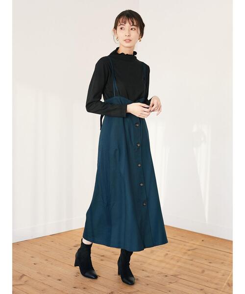 Green　Parks（グリーンパークス）の「ジャガードハイネックカットインナー＊（タンクトップ・レディース・ライトグレー/ブラック/オフホワイト/ライトベージュ・FREE）」の20枚目の写真