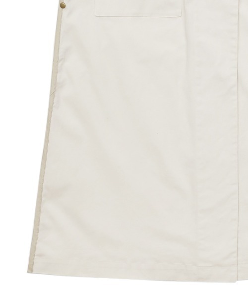 select MOCA（セレクトモカ）の「3WAYスタンドカラーパイピングトレンチコート（トレンチコート・レディース・アイボリー/ライトベージュ・FREE）」の7枚目の写真