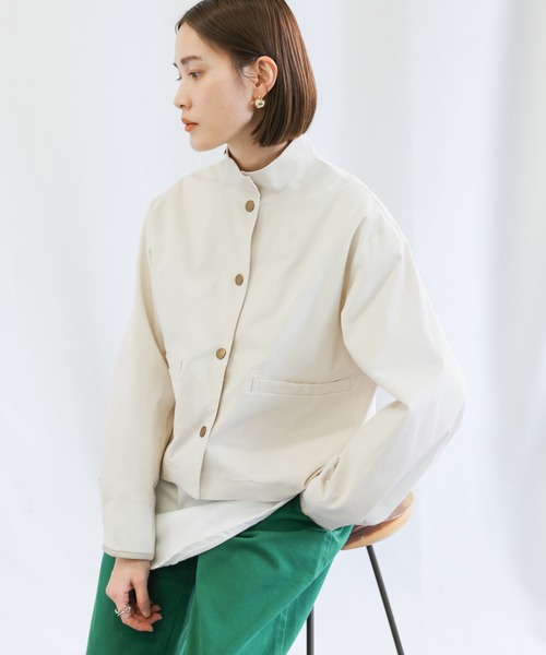 select MOCA（セレクトモカ）の「3WAYスタンドカラーパイピングトレンチコート（トレンチコート・レディース・アイボリー/ライトベージュ・FREE）」の18枚目の写真