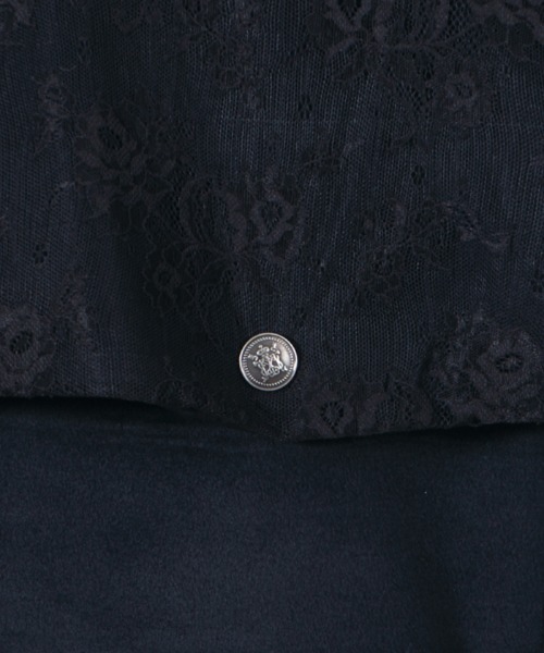 axes femme(アクシーズファム)の「ミリタリー風連釦コート(ダッフルコート・レディース・ネイビー/ワイン/チャコール・MEDIUM)」の10枚目の写真