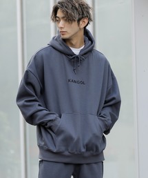 【 KANGOL × A.S.M コラボ 】カンゴール ユニセックス 裏起毛 スウェット オーバーサイズ ビッグ パーカー セットアップ対応