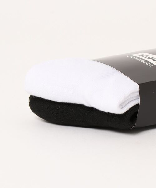 X-girl（エックスガール）の「【X-girl /エックスガール】 LOGO 2P MIDDLE SOCKS（ソックス/靴下・レディース・ホワイト/イエロー・FREE）」の3枚目の写真