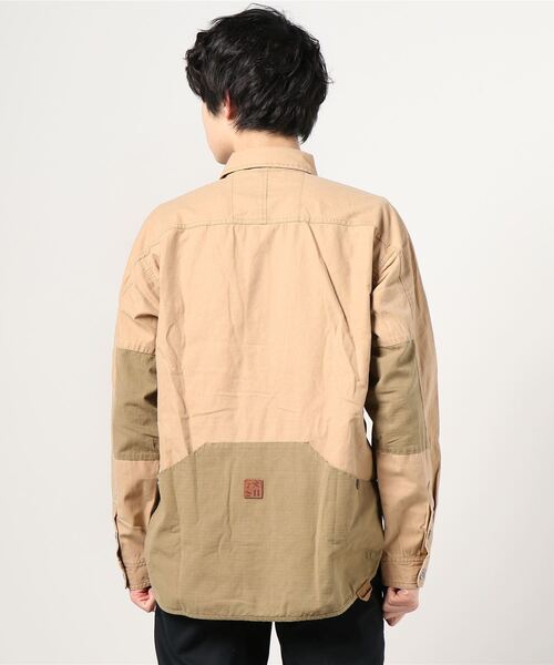grn（ジーアールエヌ）の「WORKSHIRTJACKET　ﾜｰｸｼｬﾂｼﾞｬｹｯﾄ　ﾂｲﾙ/ﾃﾞﾆﾑ（シャツ/ブラウス・メンズ・ブラック/ベージュ/インディゴブルー・M/L）」の11枚目の写真