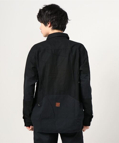 grn（ジーアールエヌ）の「WORKSHIRTJACKET　ﾜｰｸｼｬﾂｼﾞｬｹｯﾄ　ﾂｲﾙ/ﾃﾞﾆﾑ（シャツ/ブラウス・メンズ・ブラック/ベージュ/インディゴブルー・M/L）」の13枚目の写真