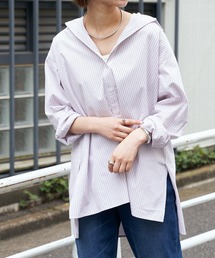 CIAOPANIC TYPY | 【OSORO】ブロードストライプシャツ(シャツ/ブラウス)